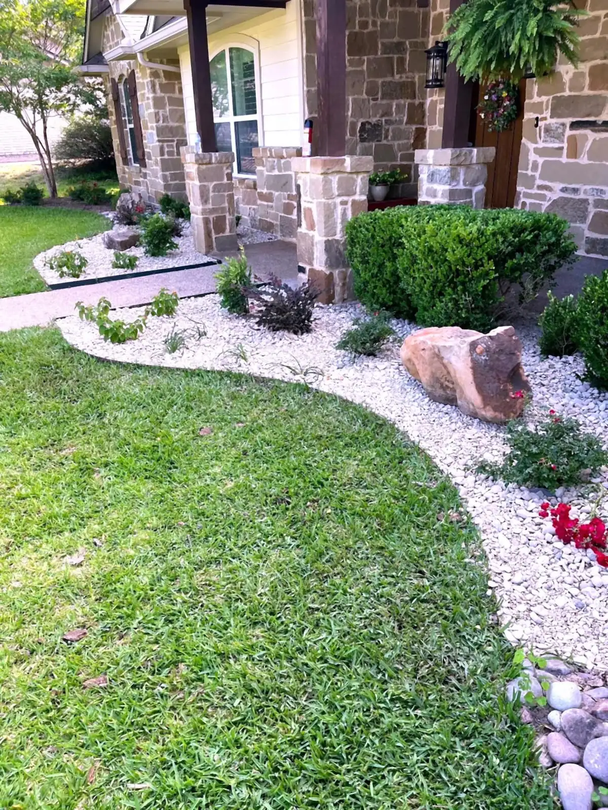 Landscape Design work by H&M in Central Texas